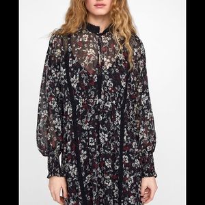 NWT Zara Floral Maxi Dress